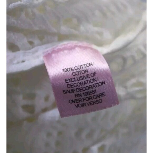 Calypso Saint Barth Women's 3/4 Sleeve Cover Up Mini Dress White Size S - Picture 5 of 6